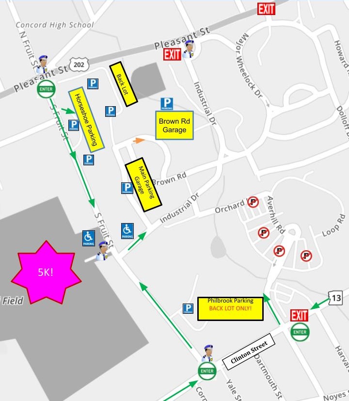 Event parking map fall 2024